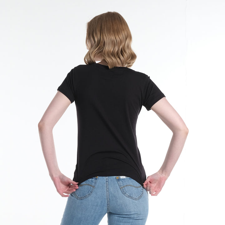 LEE LADIES RELAXED FIT LEE LOGO SCRIPT ROUNDNECK TEE