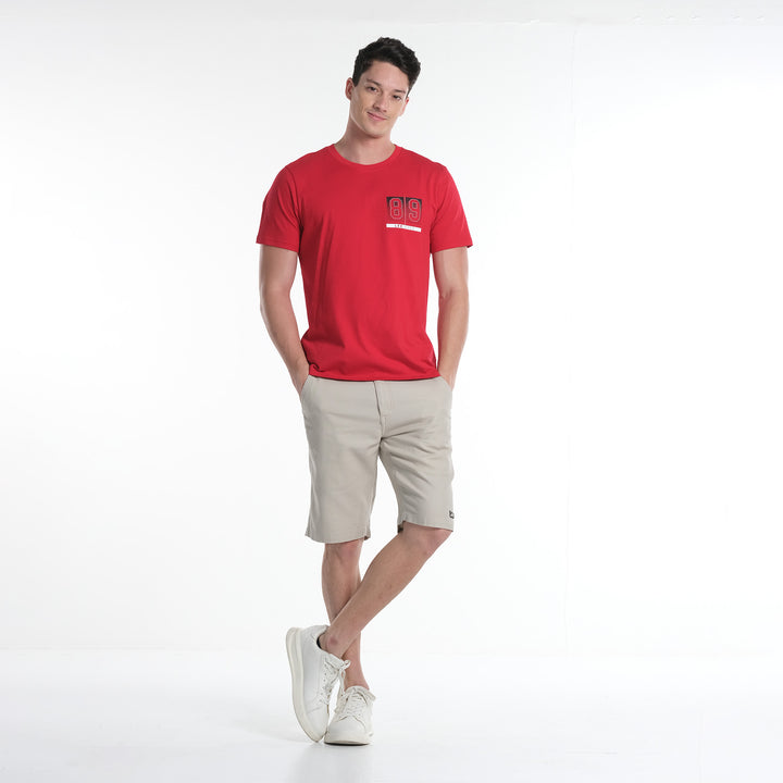 LEE MENS ROUND NECK GRAPHIC LOGO TEE