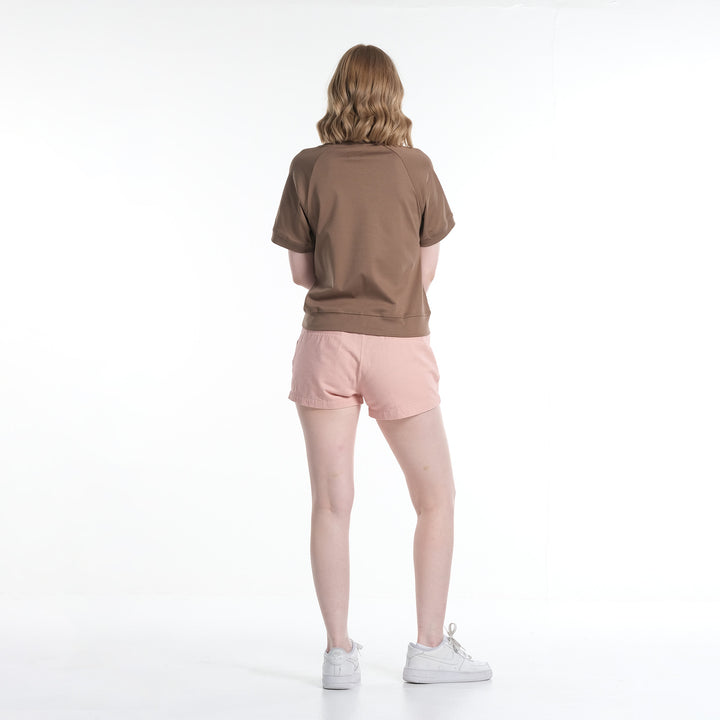 LEE LADIES EMBROIDERED LOGO MODIFIED TEE