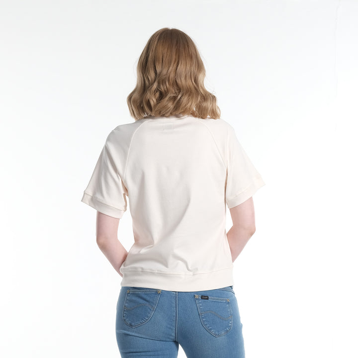 LEE LADIES EMBROIDERED LOGO MODIFIED TEE