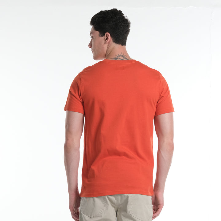 LEE MENS ROUND NECK WITH SMALL BASIC LOGO TEE