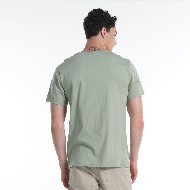 LEE MENS ROUND NECK WITH SMALL BASIC LOGO TEE