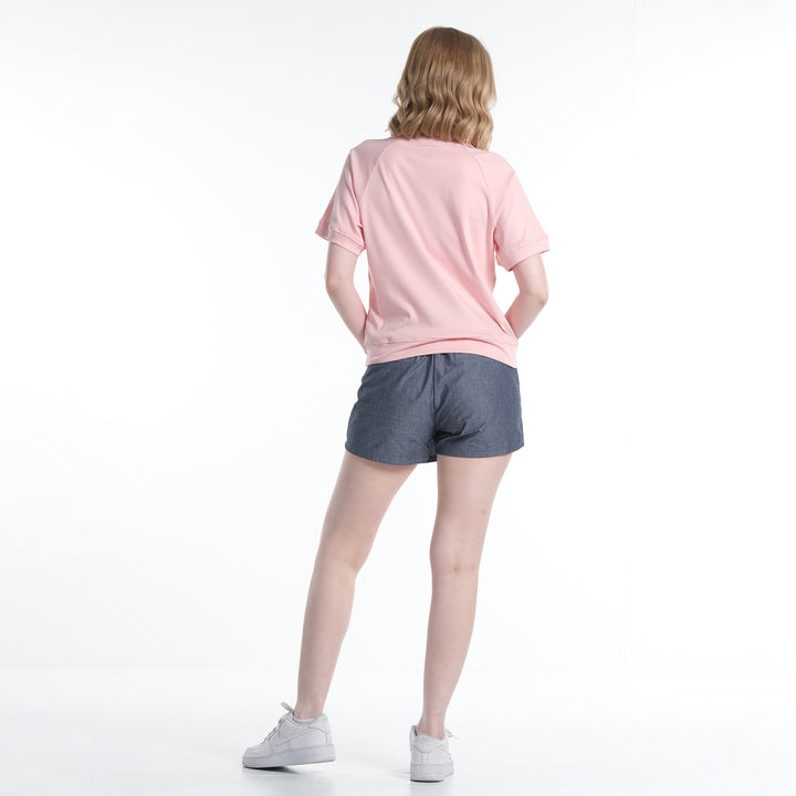 LEE LADIES EMBROIDERED LOGO MODIFIED TEE