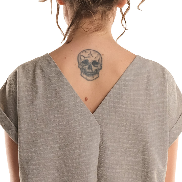 LEE LADIES LOOSE COMFY DRESS WITH EMBROIDERED SMALL LOGO