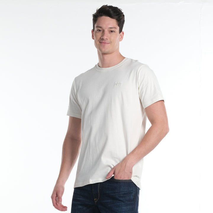 LEE MENS ROUND NECK WITH SMALL BASIC LOGO TEE