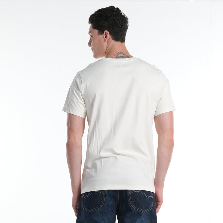 LEE MENS ROUND NECK WITH SMALL BASIC LOGO TEE