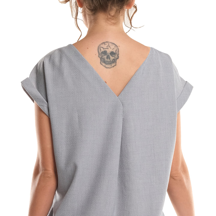 LEE LADIES LOOSE COMFY DRESS WITH EMBROIDERED SMALL LOGO