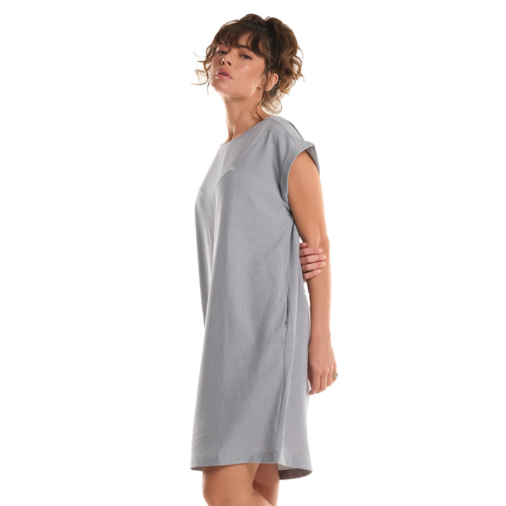 LEE LADIES LOOSE COMFY DRESS WITH EMBROIDERED SMALL LOGO