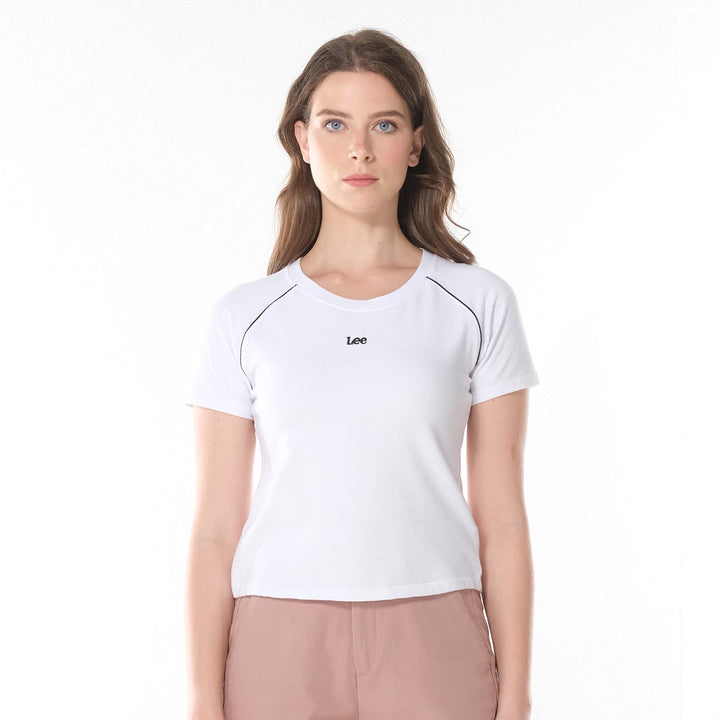Lee Ladies Raglan Top with Embriodered Logo