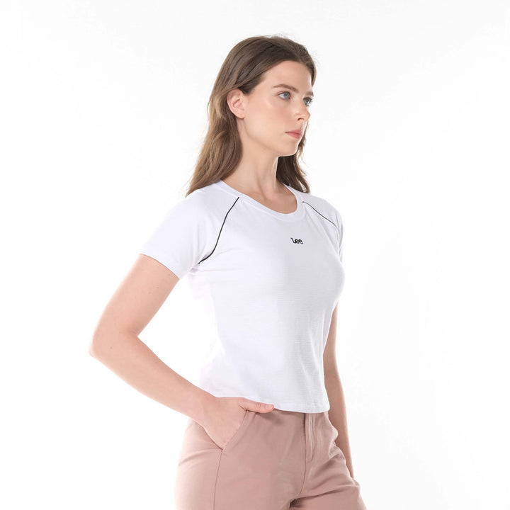 Lee Ladies Raglan Top with Embriodered Logo