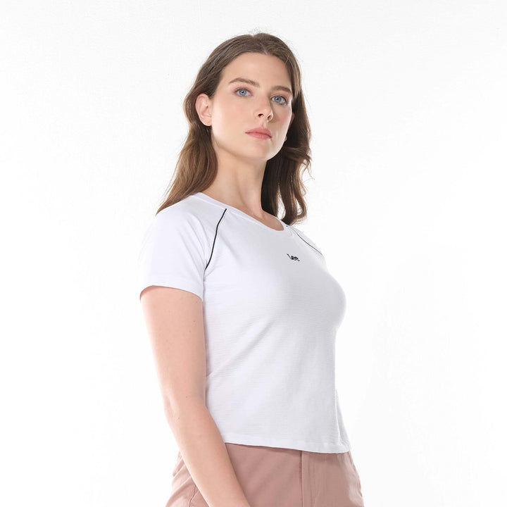Lee Ladies Raglan Top with Embriodered Logo