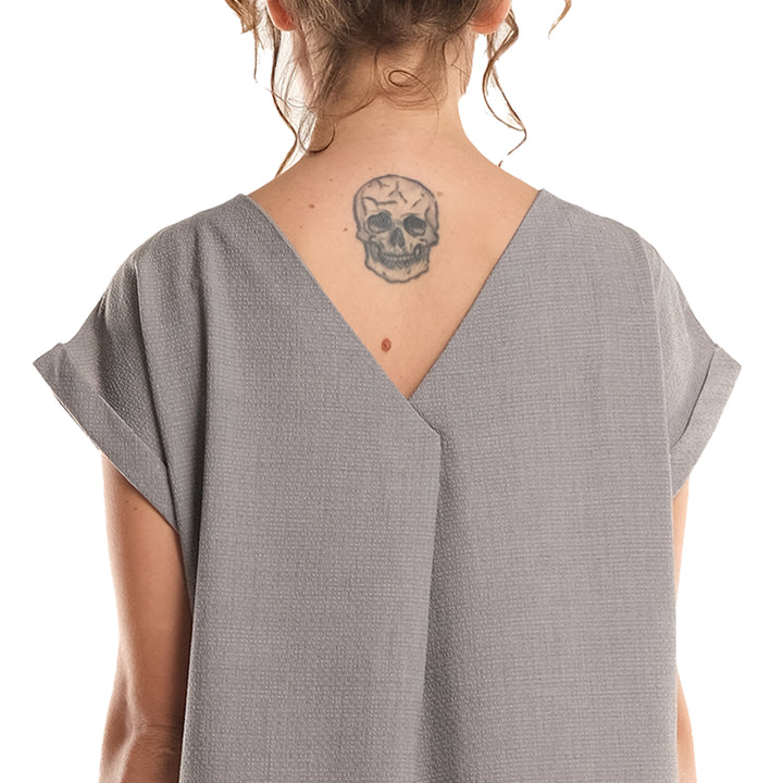 LEE LADIES LOOSE COMFY DRESS WITH EMBROIDERED SMALL LOGO