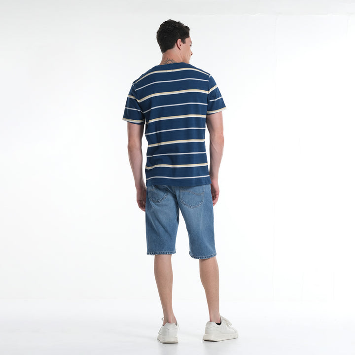 LEE MENS ROUNDNECK STRIPES EURO FIT TEE