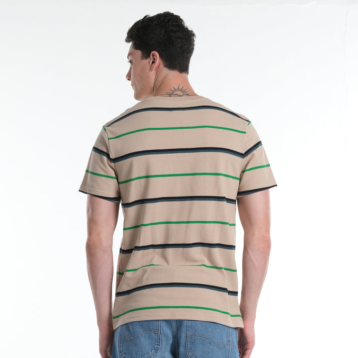 LEE MENS ROUNDNECK STRIPES EURO FIT TEE
