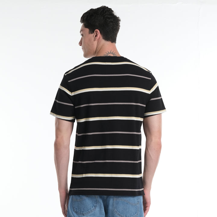 LEE MENS ROUNDNECK STRIPES EURO FIT TEE