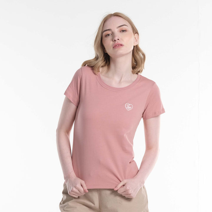 LEE LADIES BASIC LOGO TEE