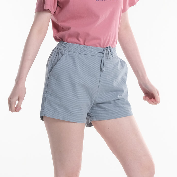 LEE WOMENS EASY SHORTS WITH SMALL EMBROIDERED LOGO