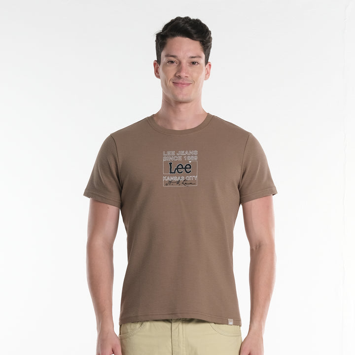 LEE MENS ROUNDNECK GRAPHIC LOGO TEE