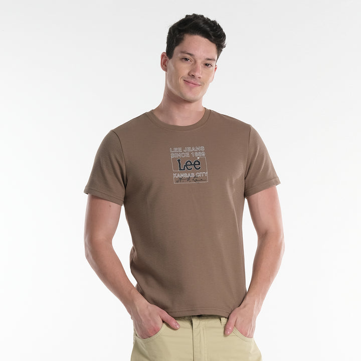 LEE MENS ROUNDNECK GRAPHIC LOGO TEE