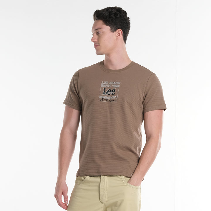 LEE MENS ROUNDNECK GRAPHIC LOGO TEE