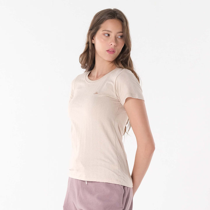 LEE LADIES ROUND NECK WITH SMALL LOGO TEE