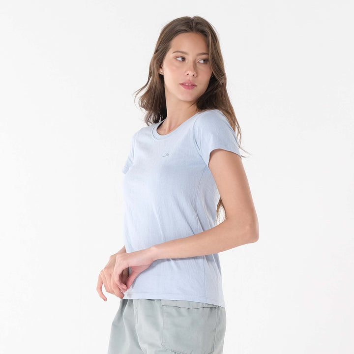 LEE LADIES ROUND NECK WITH SMALL LOGO TEE