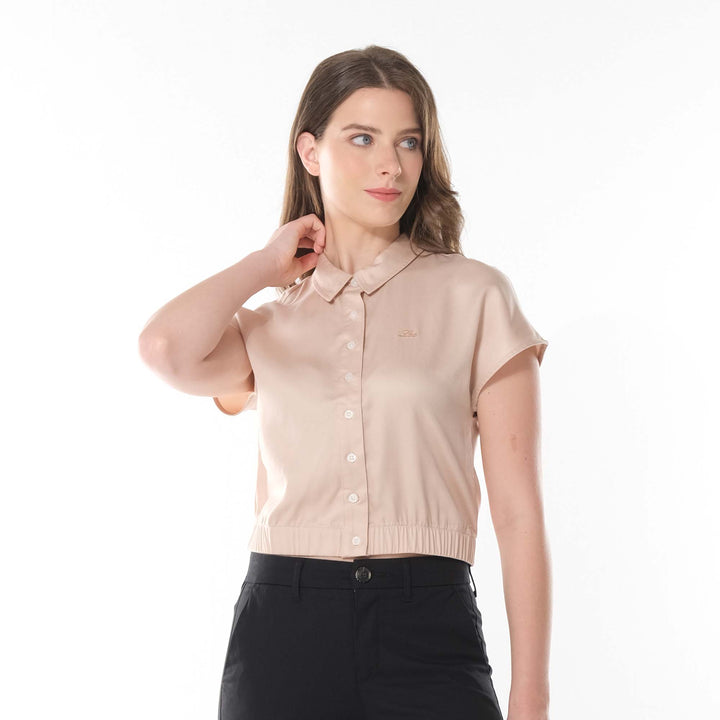 LEE LADIES CROPPED POLO