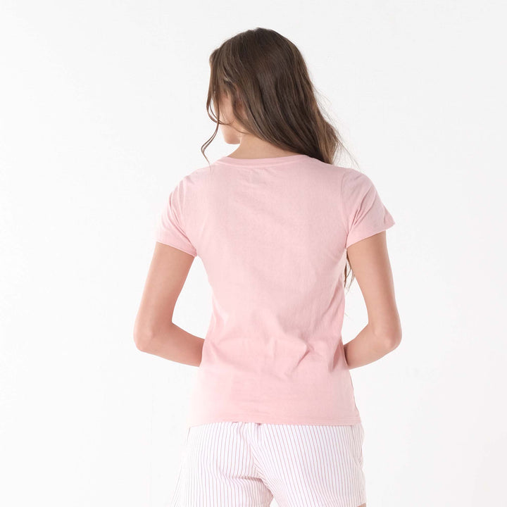 LEE LADIES ROUND NECK WITH SMALL LOGO TEE