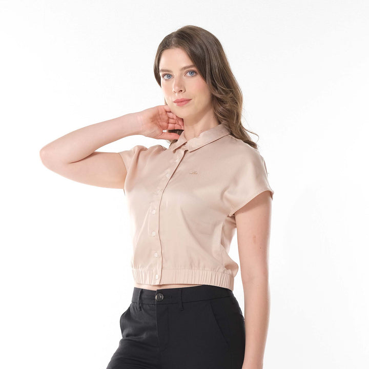 LEE LADIES CROPPED POLO