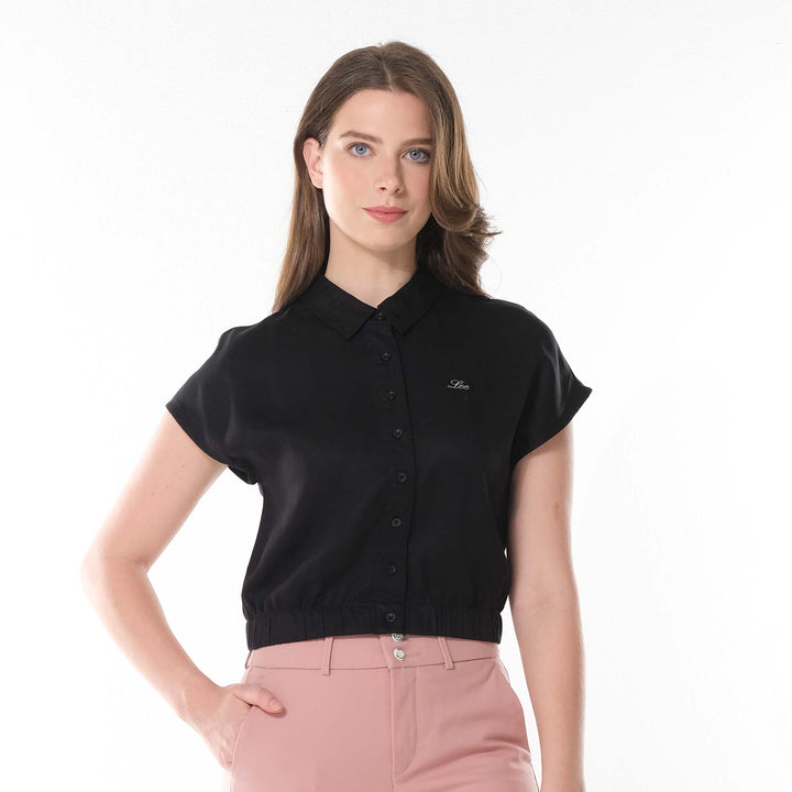 LEE LADIES CROPPED POLO