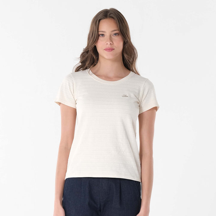 Lee Ladies Embroidered Logo Tee