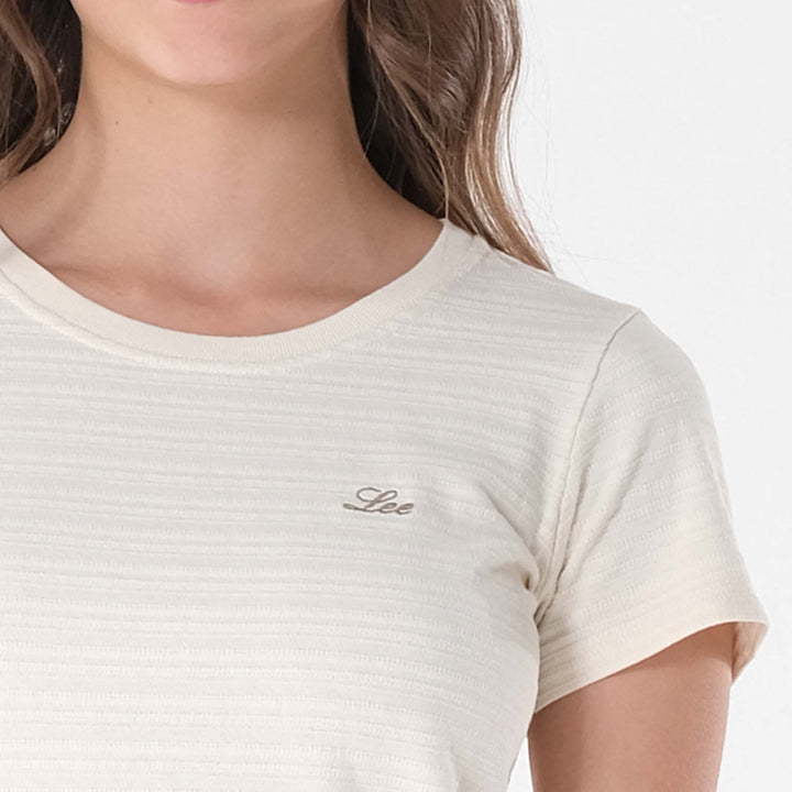 Lee Ladies Embroidered Logo Tee