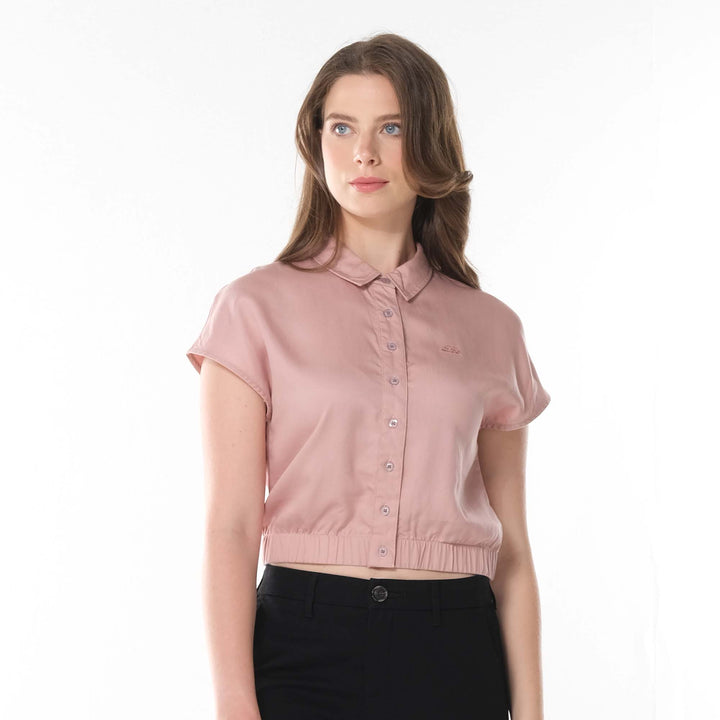 LEE LADIES CROPPED POLO