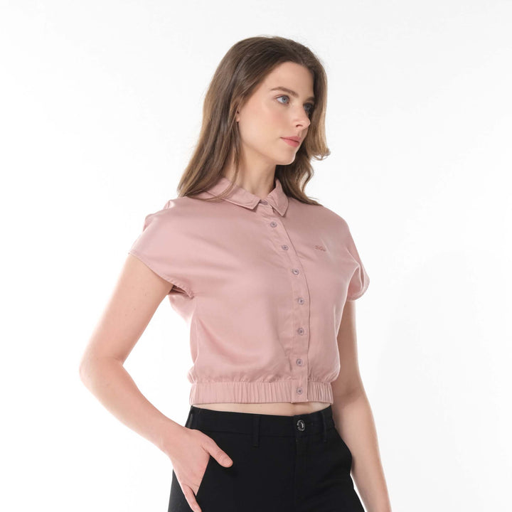 LEE LADIES CROPPED POLO