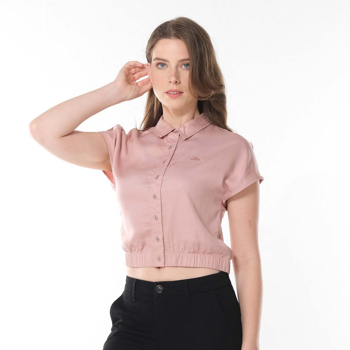 LEE LADIES CROPPED POLO