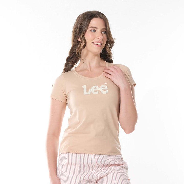 LEE LADIES ROUNDNECK LOGO TEE