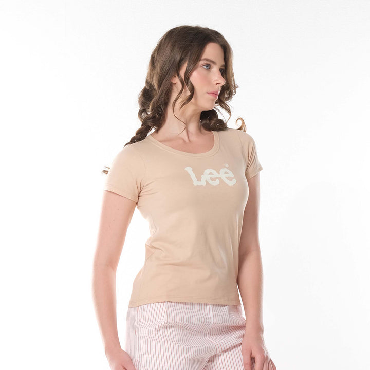 LEE LADIES ROUNDNECK LOGO TEE
