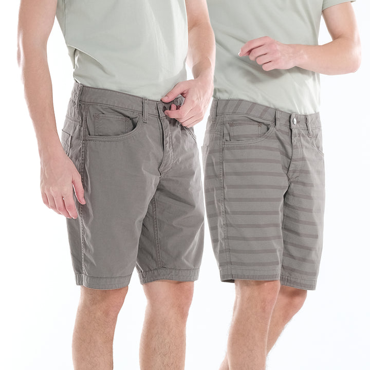 LEE MENS REVERSIBLE COLORED SHORTS; 10" INSEAM