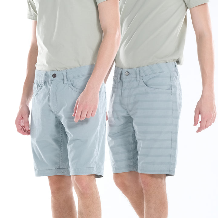LEE MENS REVERSIBLE COLORED SHORTS; 10" INSEAM