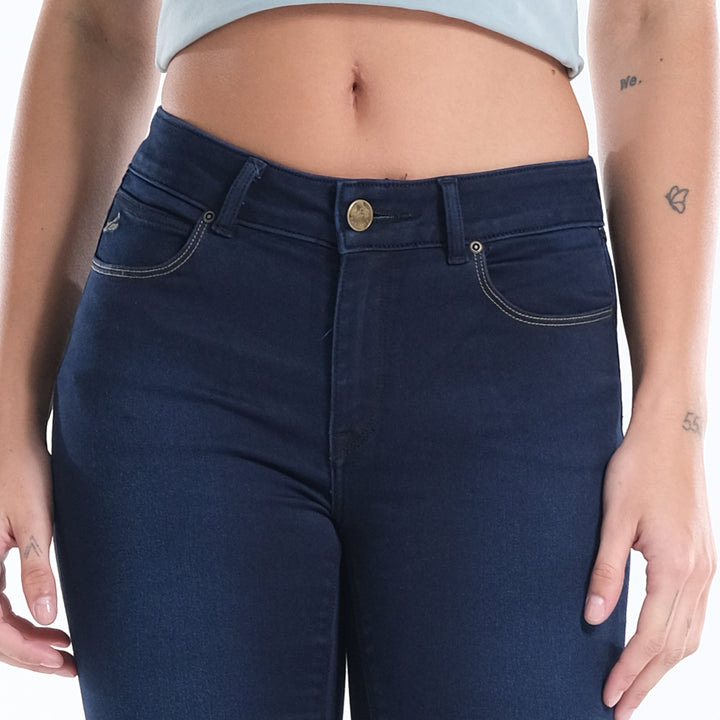 LEE LADIES SKYLER DENIM PANTS; 25" INSEAM