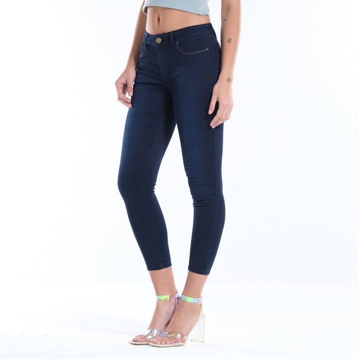 LEE LADIES SKYLER DENIM PANTS; 25" INSEAM