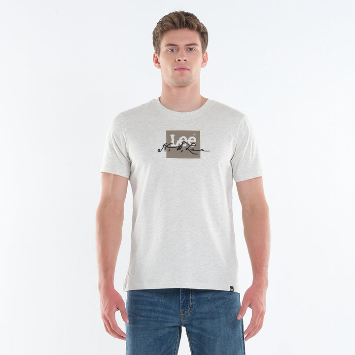 MENS' ROUNDNECK SCRIPT LOGO TEE
