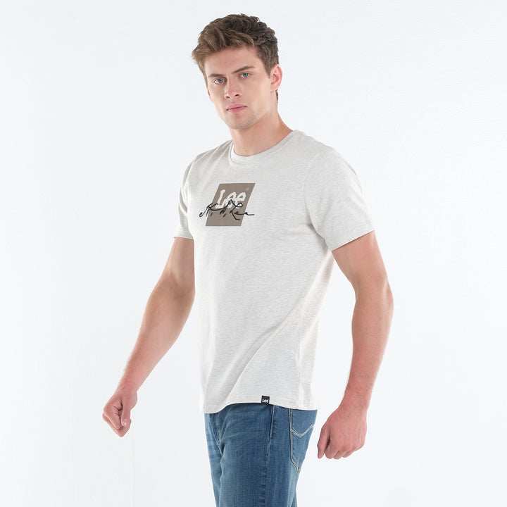 MENS' ROUNDNECK SCRIPT LOGO TEE