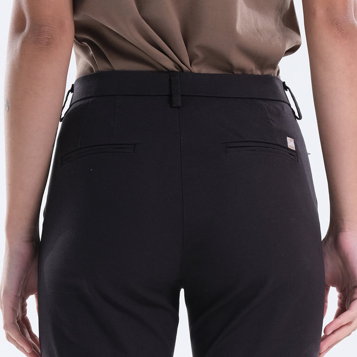 LEE LADIES 25" INSEAM TROUSERS WITH DECORATIVE BACK POCKET