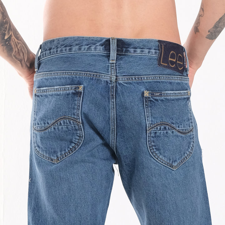 LEE MENS' 101+ DENIM PANTS AUSTIN FIT IN WORN NEW HILL