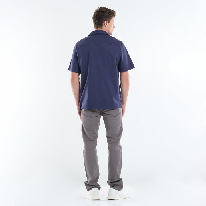 MENS' BUTTON DOWN KNITTED POLO