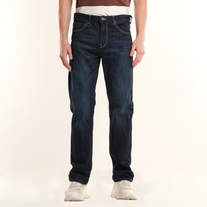 LEE MENS' 101+ REGULAR STRAIGHT; ZIP FLY IN DARK USED