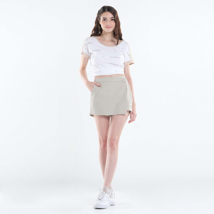 LEE WOMENS SINGLE BUTTON SKORT