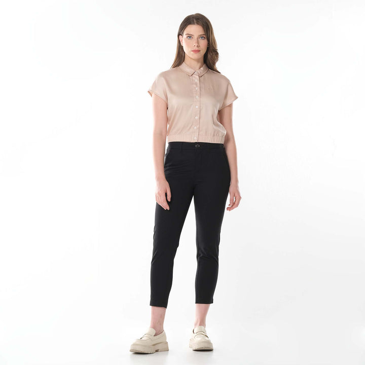 LEE LADIES CROPPED POLO