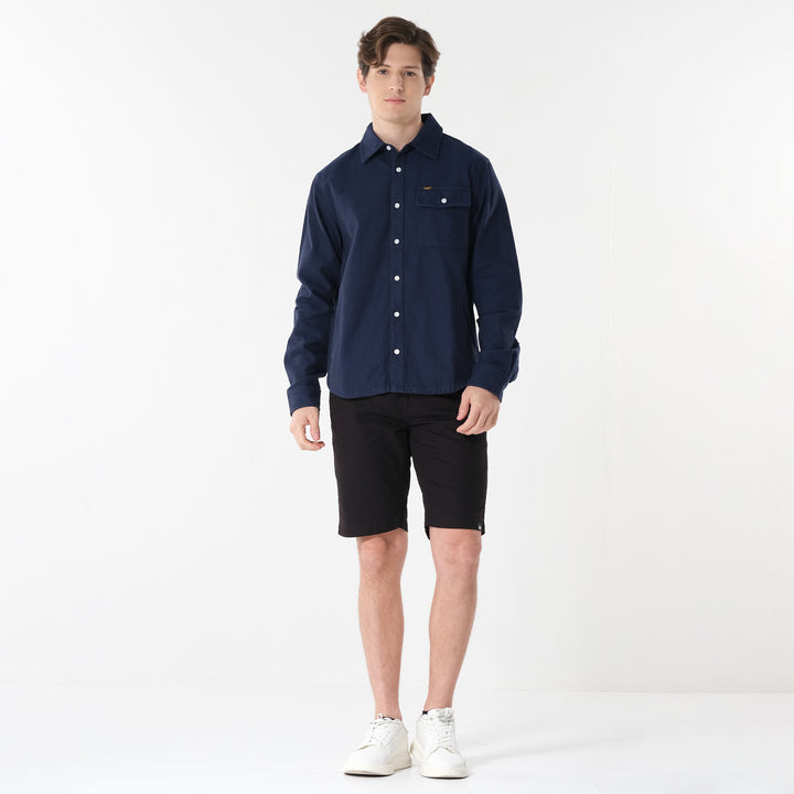 Lee Mens Button Down Polo Long Sleeve